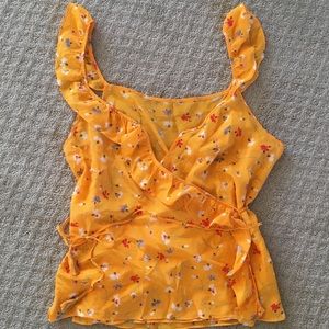 Madewell Silk Wrap-around Tank